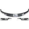 Generico Lyjstore Kit spoiler paraurti anteriore per auto, splitter, diffusore, compatibile con BMW Serie 3 2013-2019 F30 F31 M-Tech 320i, nero, tuning Auto di ricambio