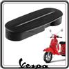 GSC RICAMBI SRL COPERCHIO MOLLEGGIO COPRIMOLLEGGIO COPRIFORCELLA COPRI FORCELLA NERO IN PLASTICA COMPATIBILE CON PIAGGIO VESPA PX - VESPA ARCOBALENO.