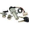 Generico Kit 3 Pz Blocchetto Chiavi Avviamento Sella Bauletto per Scooter Compatibile con Kymco People 50 125 150 Cc Eu2 Eu3 anni 1999-2011