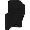 edecor Tappetino in velluto automatico per Land Rover Discovery IV, anno di costruzione 2013-2017, con protezione per il tallone, fissaggio rotondo