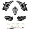 SPUFKGE Faro LED Moto Per TMAX 530 2016 Indicatori Direzione LED Anteriore Posteriore Fanale Posteriore Indicatori Lampada Per TMAX530 Per TMAX-530 XP530 2012-2015 E-MARK Fari Anteriori Moto(Smoke)