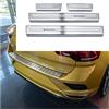 tuning-art L343R-EX136R Protezione paraurti e Battitacco per Volkswagen T-ROC 2017-2025