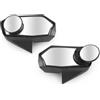 Heinmo Specchietto posteriore HEINMO compatibile con XMAX X-MAX 300 V3 2025 2026 Modifica specchietti laterali con lente convessa bianca