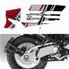 BLACK DOVES GRAPHICS Adesivi Protezioni Cardano Forcellone Compatibili per BMW R1200 GS 2004-2012 R1200 GSA 2006-2013 (Rosso)