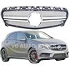 Generic Griglia a nido d'ape per radiatore paraurti anteriore per Mercedes Classe A W176 A160/A250 (2012-2015)