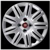 Rixto Kit di 4 copricerchi adattabili - per FIAT DOBLO' Restyling modello 2005 (LOGO ROSSO) - diametro 14 - non originali