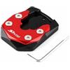 BBIGTIFWX Piastra di Estensione Cavalletto Laterale Per HONDA SH125 SH150 SH300 SH350 SH 125 300 150 350 2003-2025 per Moto(Red-SH150)