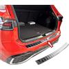 RECAMBO Protezione per paraurti in acciaio inox cromato, adatta per VW Tiguan III CT1 anno di costruzione dal 2024 - protezione dai graffi, contorno su misura, acciaio inossidabile, base con nastro