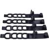 KUrkur 4 pezzi faro moto maschera staffe fisse in gomma strisce accessori motocross compatibili con XCW EXCF FC TC TX FX
