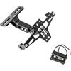 Zcera Portatarga Moto Per Suzuki GS 500 SV 650 Per GSXR 1000 Targa del motociclo Portatarga per moto Portalampada a LED Porta Targa Moto(Holder and Light)