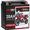 LANGZEIT Batterien LANGZEIT YTX20CH-BS batteria moto 12V 20Ah 285A/EN GEL scooter 51892 GTXCH20-BS JMTX20A-BS