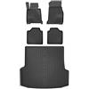 MOTOS Set di tappetini in gomma e tappetini per il bagagliaio per BMW Serie 3 Gran Turismo F34 2013-2021 Migliorare il comfort di viaggio con tappetino antiscivolo auto 3D- tappetini per tutte le stag