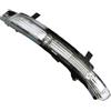 SQOGJSGZ 3T0949101 3T0949102 Indicatore Direzione Specchietto Retrovisore Per Skoda Per Octavia 1Z5 2009-2012 Lente Trasparente Alloggiamento Argento Lampada Indicatore(Sinistra)