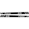 BLACK DOVES GRAPHICS 2pz Adesivi RIFRANGENTI Compatibili con PARAMANI Motorrad F 800 GS F800 F800GS ADVENTURE 2012-2018 K75 (Nero)