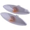 Aokvoh Dinamiche Indicatori Coppia di Indicatori di Direzione Laterali del Parafango per Toyota per Yaris 1999 2000 2001 2002 2003 2004 2005 81740-0D011 81730-0D011 Retrovisore Indicatore