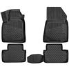 HOFFCAR KIT TAPPETINI 3D COMPATIBILE CON RENAULT Clio V 2019-> HB, 4 pcs. | TAPPETINO IN GOMMA TPE | BORDO ALTO 3D ANTISCIVOLO IMPERMEABILE