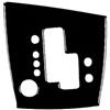 XUNANNAN Telaio Trim Per Alfa Per Romeo 159 2005-2011 Pianoforte Nero Centro Pannello Controllo Cambio Marcia Trim Copertura Auto Decorazione Interni Accessori Adesivo Rifiniture Interne Per Auto(Colore:Right