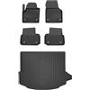 MOTOS Set di tappetini in gomma e tappetini per il bagagliaio per Land Rover Discovery Sport dal 2014 Migliorare il comfort di viaggio con tappetino antiscivolo auto 3D- tappetini per tutte le stagion