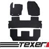 Car Mat Co TEXER Tappetini in tessuto, adatti per Ford S-Max 7 posti, anno di costruzione 2012-2015 Basic