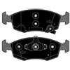 AOQ ORIGINAL QUALITY PASTIGLIE FRENI ANTERIORI FIAT PANDA (312) dal 2012
