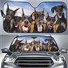 452 Parasole Per Parabrezza Anteriore Divertente Black And Tan Doberman Pinscher Dog Lover Car Parabrezza Parasole Portabile Copri Parabrezza Per Auto Universale Per Camion Estate Auto