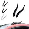 XKrmp Universal Car Roof Dragon Horns - No-Drill 3D Devil Horn Auto Ornament, All-Weather Waterproof Exterior Decor, Tool-Free Installation for SUV/Sedan/Hatchback (Black)