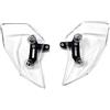 OOPUHKSY per Moto per Guzzi V85TT Touring per Electra per Street Tri per Glide 2019-2023 Carenatura per Moto Parabrezza Laterale Deflettore (Transparent)
