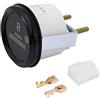 Kuuleyn Contaore, Contaore barca, Contaore motore, 12-36 V CC AC 6 Cifre accurate Tester per misuratore di ore al quarzo rotondo per motore di camion per auto da barca