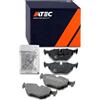 ATEC Germany Set pastiglie freno asse posteriore, Pastiglie freno posteriore, 4 pezzi, Compatibile con ALFA ROMEO MITO (955_), FIAT BRAVO II (198_), MULTIPLA (186_), STILO (192_)
