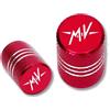 KFHBNI Tappi valvola pneumatici Per MV Agusta F3 675 800 Brutale 800 1000 Turismo Veloce RC Accessori Moto Valvola della gomma della ruota Tappi Coperture(Red)