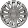 Albrecht Auto-Zubehör Albrecht 15 pollici copricerchi grigio per cerchioni in acciaio - Copriruote in plastica di alta qualità - Copriruote durevoli in confezione originale Albrecht - Made in EU