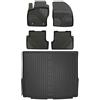 MOTOS Set di tappetini in gomma e tappetini per il bagagliaio per Ford Focus II 2004-2011 Migliorare il comfort di viaggio con tappetino antiscivolo auto 3D- tappetini per tutte le stagioni auto, prot