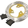 Generico KIT DISCO FRENO POSTERIORE LG-MOTORS + PASTIGLIE MALAGUTI F 12 PHANTOM LC 50