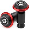 CXEPI Ø22mm (7/8) Contrappesi per manubrio,Set Moto Manubrio Blocco Manopole Tappo Alluminio universali Tappi Manubrio Mtb Bici