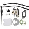 Besttoolifes Kit carburatore 506450501 per Husqvarna 135 140 435 435E 440 440E compatibile con Jonsered CS2240 CS2240S e per motoseghe McCulloch CS410 con guarnizioni filtro aria e tubi benzina