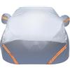 KV-OOGG Telo Copriauto Completo Compatibile Con Skoda Fabia, Telone Antipolvere Per Tutte Le Stagioni(Silver)