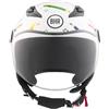 BHR Casco Moto Bambino Demi-Jet, BHR 838 CHILDREN, Casco Scooter per Bambini/Bambine Omologato ECE 22.06, Visiera Antigraffio e Sgancio Micrometrico, Pencils, L