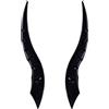 Gitekain Car Roof Dragon Horn, 2-Piece Vehicle Top, Bold Truck Modification Props, Eye-Catching Ornament Set for Halloween, Wedding Processions, and Family Road Trips, 15.7 inches