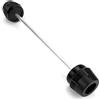 CCYYMOWOK MOWOK Tamponi Forcella Asse Anteriore Moto Accessori per Ninja 650 ninja 1000sx ZX6R Versys650 Z900 RS Z 900 Z650 2017-2023 2024 Z900 2025 Protezione Anticollisione (Nero)