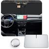 CDEFG [Aggiornamento] CDEFG Compatibile con Ford Kuga 3 MK3 ST Line 2020-2025 2026 Parasole Coperture Parabrezza Anteriore Parasole Parabrezza Auto Parasole Accessori