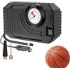 Nuytghr Car Tire Inflator, Air Compressor, Electric Pump, 90PSI High Pressure Output, 5.90 X 3.74 X 1.77 Inches, Compact Portable Design, for Sedans, Trucks, Motorcycles, Bikes, Scooters, Inflatables