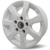 trailer parts4u Cerchione in alluminio Tomason Germany TR3 6014 bianco 6 J x 14, 112 x 5, ET30, portata 1000 kg, ad esempio per Hobby, Caravan, Rimorchio, Cerchi da 14 pollici