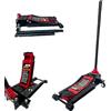 TANIASHOP Crick Sollevatore Auto Martinetto Idraulico 4 Tonnellate Cric 4 Ton Professionale per Auto Assetto Basso Ribassato e ruote bidirezionali a cuscinetto per veicoli, auto alzata doppio pistone
