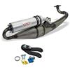 Unbekannt Impianto di scarico LEOVINCE HAND MADE TT per MBK Nitro 50/KAT/jogr AC/YAMAHA AEROX 50/MACHG/APRILIA SR50 Stealth/Racing/Netscaper/WWW/MALAGUTI Firefox F10/F12/F15/Phantom, con marchio di controllo E