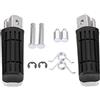 Qiilu Foot Pegs Qiilu Pedane Moto Universali Coppia Di Pedali Pedane Moto Anteriori Per Xjr400/1200/1300/Fz400