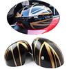 uvcany MINI Coperture per specchietti laterali per porta auto Mini Cooper One/D/SD/S/JCW Serie F F54 F55 F56 F57 F60 2014-2019.6 (Union Jack oro, serie F con foro luminoso)