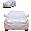Blivysse Telo Di Protezione Da Grandine Per Auto Per Jeep Avenger 4xe 2024-2025, Impermeabile Copertura Auto Anti-grandine Traspirante Esterno Copri Protezione Grandine(White)