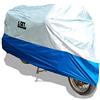 AHL Motocicletta Telo Coprimoto Impermeabile Antipolvere Anti UV Traspirante per Esterni Durante Tutto l'anno (Blu 3XL)