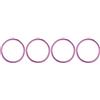 Three T FSFY 4 Pezzi Viola Anelli di Sfiato del Condizionatore d'Aria Accessori Interni per Audi A1 S1 8X 2010-2018