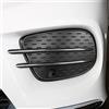 KUNGKIC Auto paraurti anteriore fendinebbia copre labbra splitter spoiler griglia radiatore griglia in compatibile con Mercedes-Benz GLE GLS GLE Coupé W166 X166 2016-2019 Accessori-Fibra di carbonio